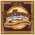Ernie Ball 2061 Earthwood 80/20 Bronze 5-String Banjo Frailing Strings