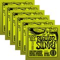 Ernie Ball 2221 Nickel Regular Slinky Electric Guitar Strings 6 Pack