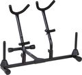 On-Stage Stands Double Sax Stand with 2 Flute Pegs