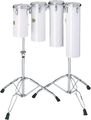 Pearl Quarter Tom Sets Concert Drums 6X18 And 6X21 W/ Stand In Artic White