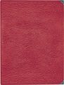 Deer River Deluxe Leatherette Choral Folio Black
