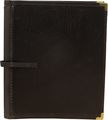 Deer River Deluxe Black Choral Folio with Hand Strap Black