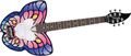 Daisy Rock Debutante Butterfly Short Scale Electric Guitar Fantasy