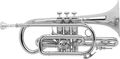 Bach 184ML Stradivarius Series Bb Cornet Silver