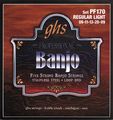 GHS Stainless Steel 5-String Banjo Strings Light