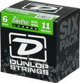 Dunlop Nickel-Plated Steel Medium Heavy Electric Guitar Strings 6 Pack