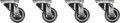 Mackie Acc-Ck100 Caster Kit For Hd1801