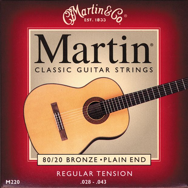 Martin&nbsp;M220 Classic Bronze Wound Acoustic Guitar Strings&nbsp;&nbsp;