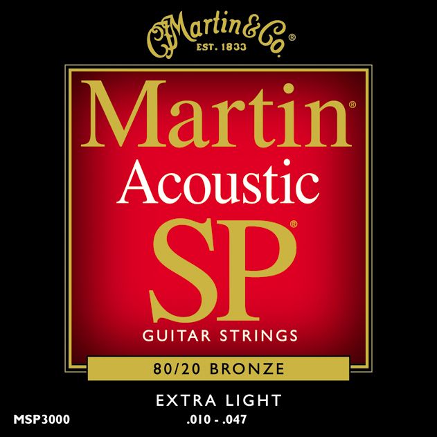 Martin&nbsp;MSP3000 SP Bronze Extra Light Acoustic Guitar Strings&nbsp;&nbsp;