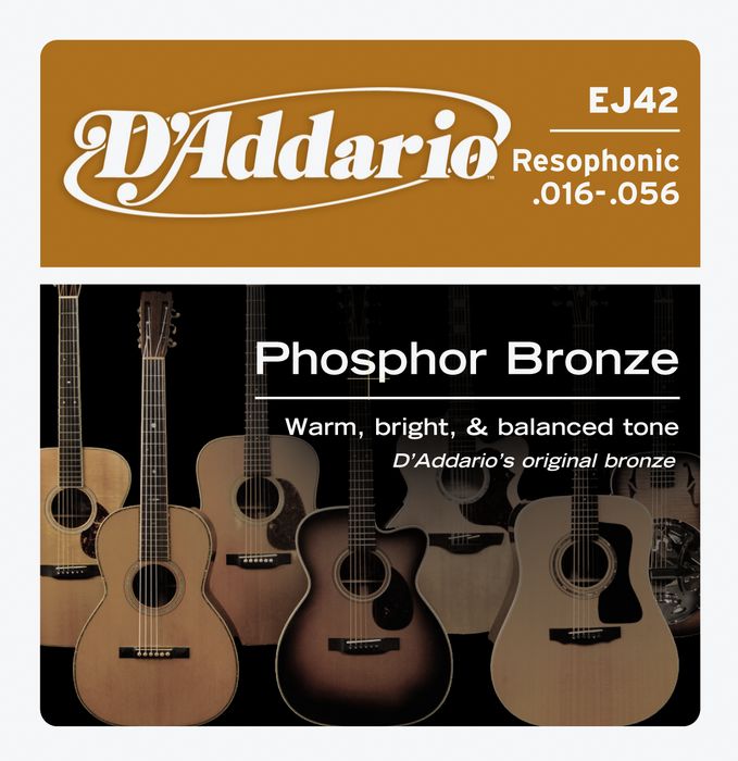 D'Addario&nbsp;EJ42 PB Resophonic String Set&nbsp;&nbsp;