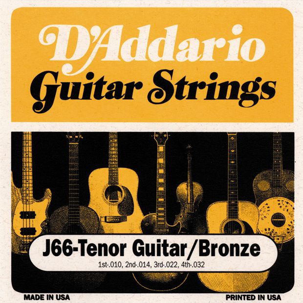 D'Addario&nbsp;J66 80/20 Tenor Guitar Strings&nbsp;&nbsp;