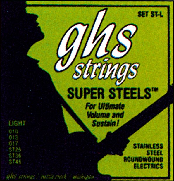 GHS&nbsp;ST-L Super Steels Roundwound Light Electric Guitar Strings&nbsp;&nbsp;