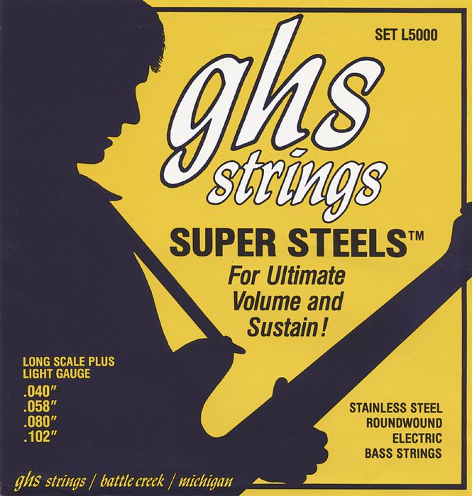 GHS&nbsp;L5000 Super Steels Electric Bass Strings&nbsp;&nbsp;
