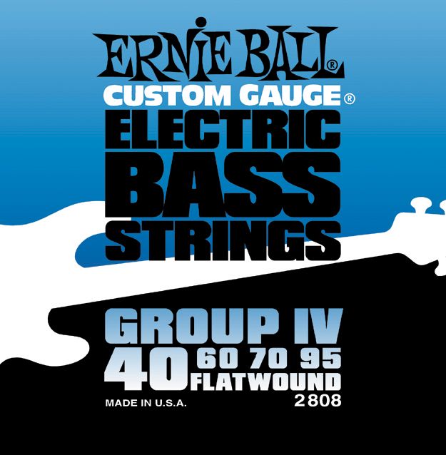 Ernie Ball&nbsp;2808 Flat Wound Group IV Electric Bass Strings&nbsp;&nbsp;