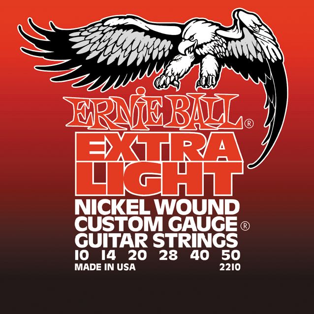 Ernie Ball&nbsp;2210 Slinky Nickel Wound Extra Light Electric Guitar Strings&nbsp;&nbsp;