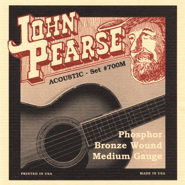 John Pearse&nbsp;700M Bronze Acoustic Guitar Strings&nbsp;&nbsp;