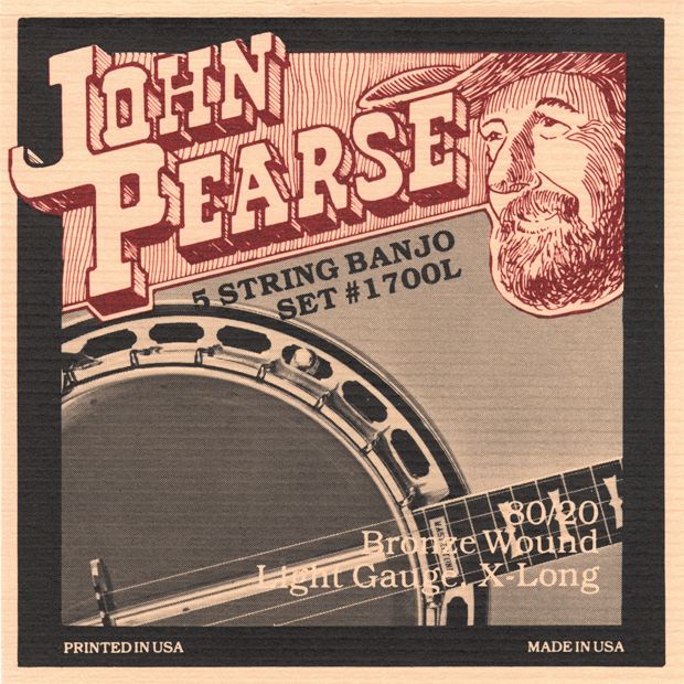 John Pearse&nbsp;1700L Light Banjo Strings&nbsp;&nbsp;