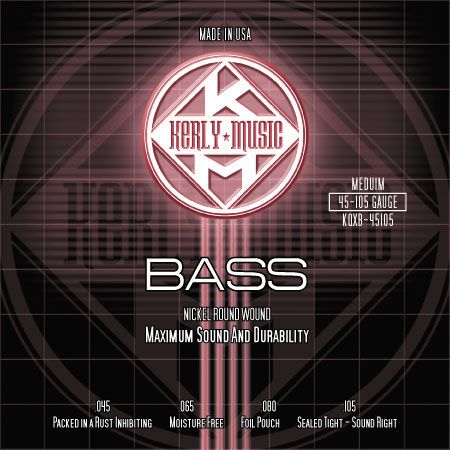 Kerly Music Nickel Plated Bass Strings Medium