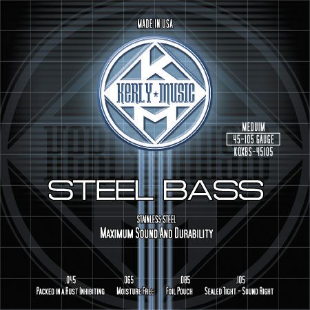 Kerly Music Stainless Steel Bass Strings Medium
