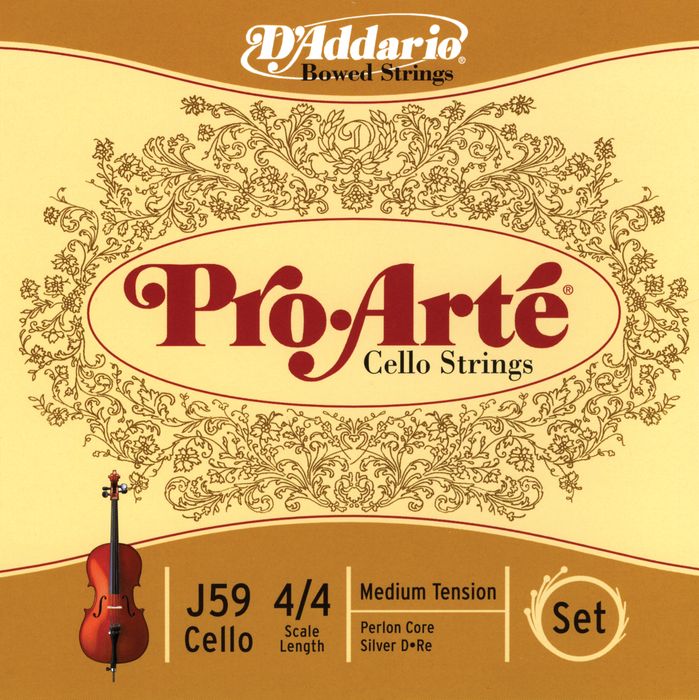 D'Addario&nbsp;Pro-Arte 4/4 Size Cello String Set&nbsp;&nbsp;