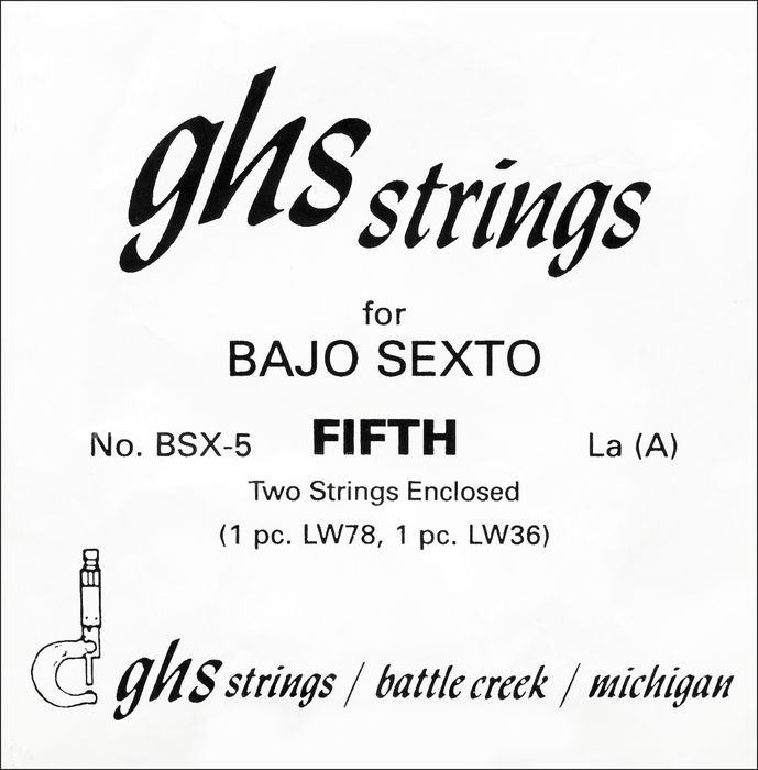 GHS&nbsp;BSX5 Bajo Sexto Single Guitar String&nbsp;&nbsp;