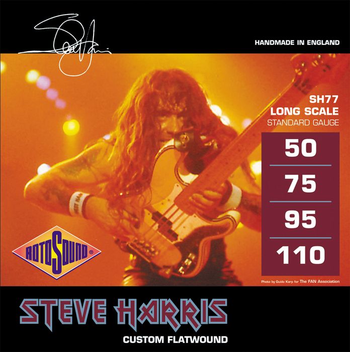 Rotosound&nbsp;SH77 Steve Harris Signature Flat Wound Bass Strings&nbsp;&nbsp;