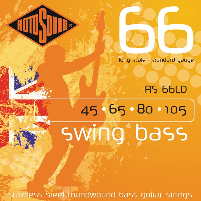 Rotosound Rs66ld Long Scale Swing 66 Bass Strings