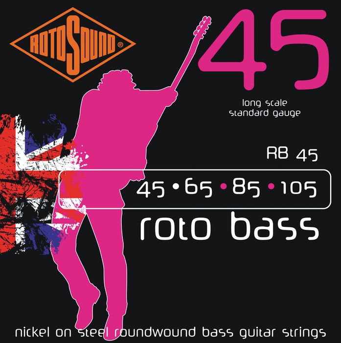Rotosound Rb45 Rotobass Nickel Roundwound Strings