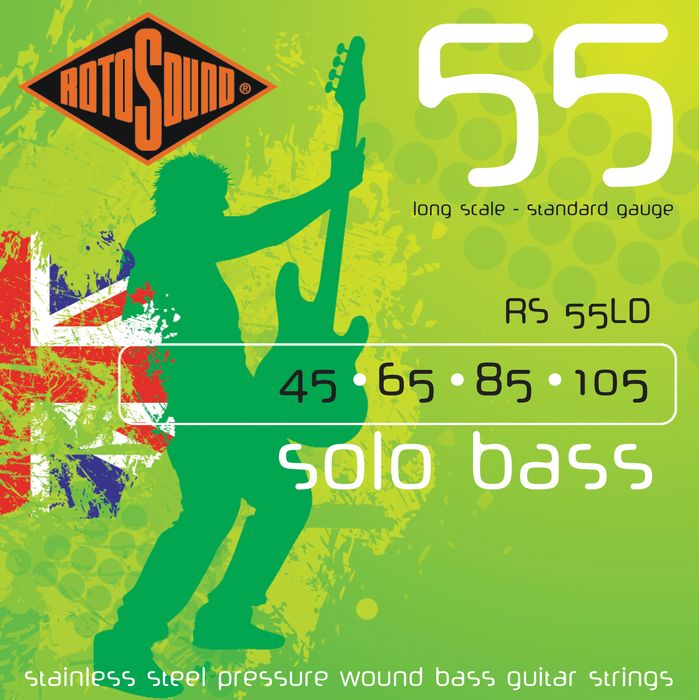 Rotosound Rs55ld Solo Bass Stainless Steel Strings