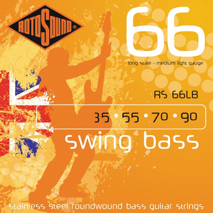 Rotosound&nbsp;RS66LB Medium Light Long Scale Bass Strings&nbsp;&nbsp;