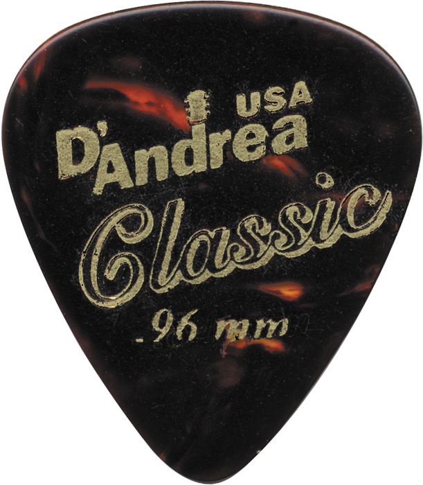D'Andrea&nbsp;351 Vintage Celluloid Guitar Picks One Dozen&nbsp;Shell&nbsp;.46MM