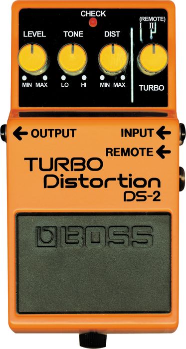 Boss Ds-2 Turbo Distortion Pedal With Remote Jack