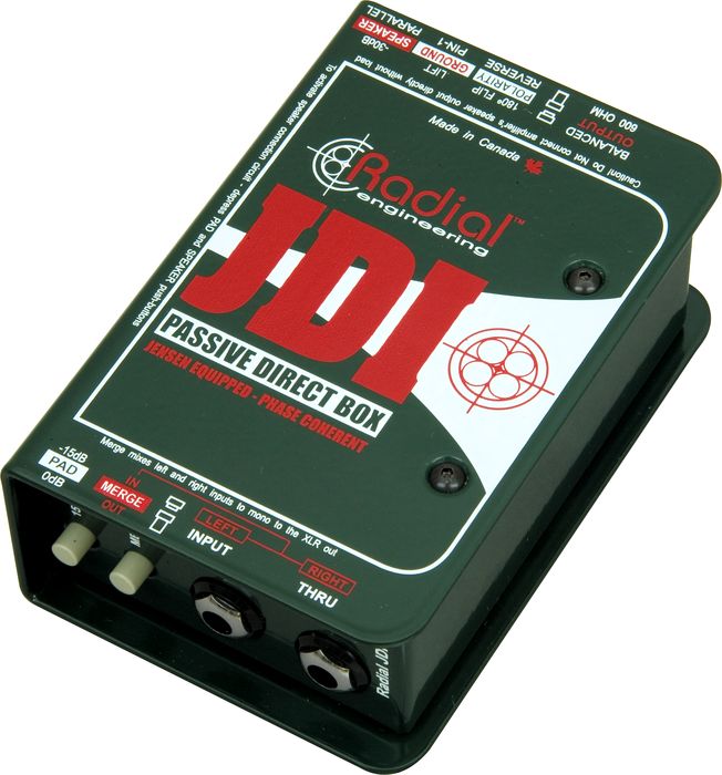 Radial Engineering&nbsp;JDI MK3 Passive Direct Box&nbsp;&nbsp;