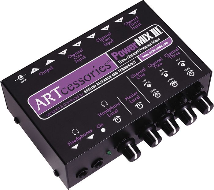 ART&nbsp;PowerMIX III - 3 Channel Personal Mixer&nbsp;&nbsp;
