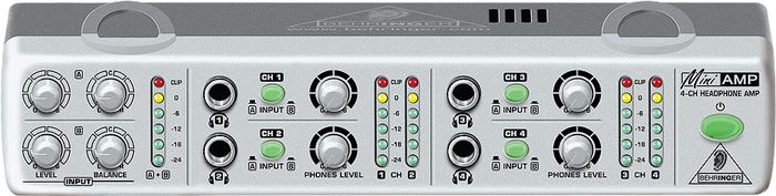 Behringer Amp800 Miniamp 4-Channel Stereo Headphone Amplifier