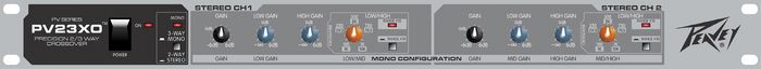 Peavey&nbsp;PV 23XO 2-Way Stereo 3-Way Mono Crossover&nbsp;&nbsp;