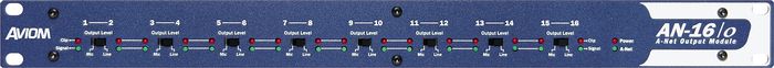 Aviom An-16/O 16-Channel Output Module Aviom Blue