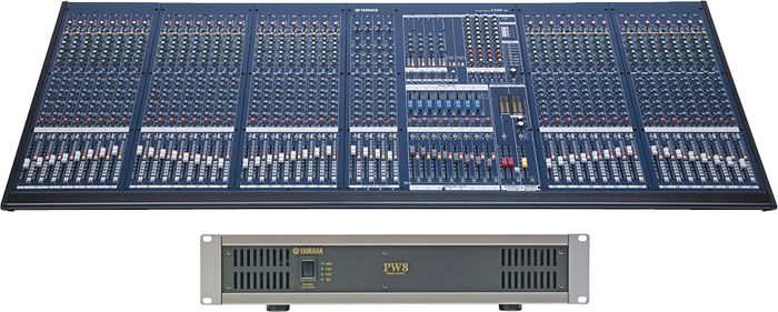 Yamaha IM8-40 Mixing Console with Power Supply  Group Shot