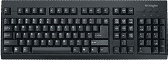 Kensington Keyboard for Life Slim Spill-Safe Keyboard, Black