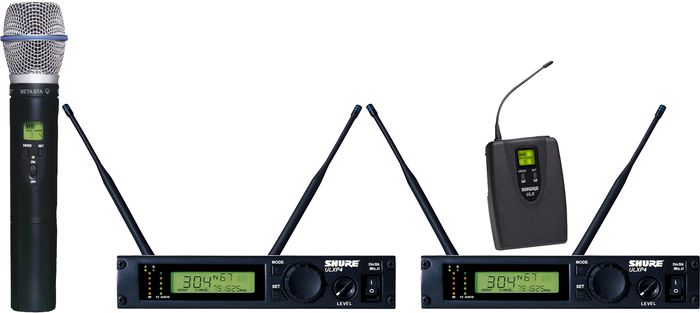 Shure&nbsp;ULXP124/BETA87A Dual Channel Mixed Wireless System&nbsp;&nbsp;
