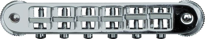 TonePros&nbsp;Standard Locking Tune-o-matic Bridge(small posts)&nbsp;Nickel&nbsp;