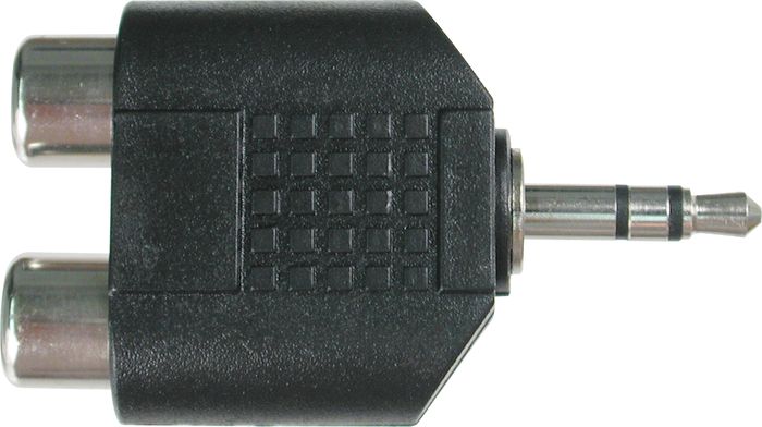 Live Wire&nbsp;Dual RCA-Mini TRS Adapter&nbsp;&nbsp;