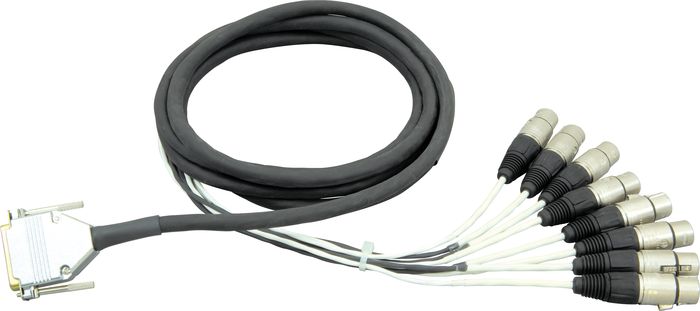 Live Wire&nbsp;8-Channel DSUB-XLR(F) Snake&nbsp;&nbsp;25 Foot