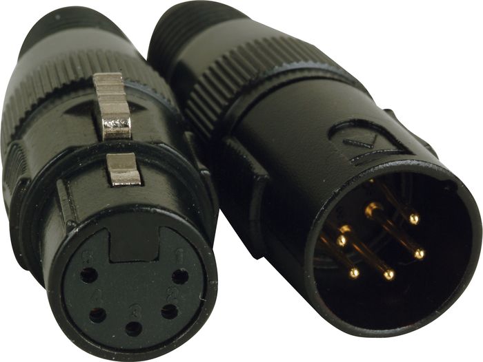 American DJ&nbsp;5-Pin Male - Female XLR Connectors&nbsp;&nbsp;