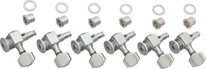 Sperzel&nbsp;6-In-Line Non-Graduated Tuners&nbsp;Chrome&nbsp;