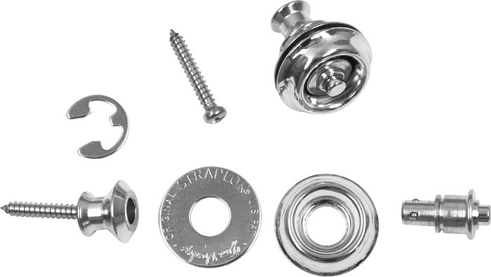 Dunlop&nbsp;Dual-Design Straplok System&nbsp;Nickel&nbsp;