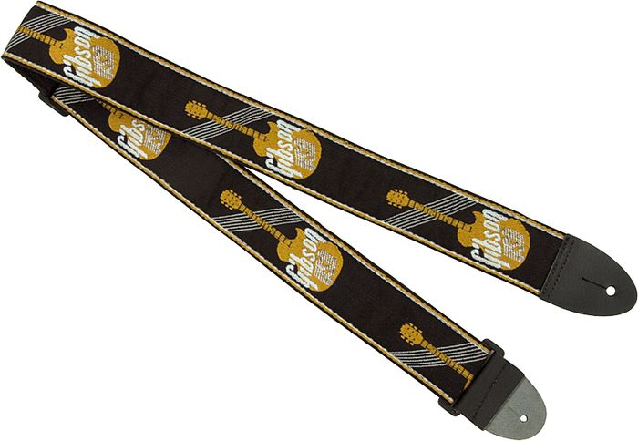 Gibson&nbsp;ASGG Woven Guitar Strap&nbsp;Gold&nbsp;