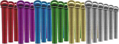 Jellifish&nbsp;HotRods Colored Bridge Pins&nbsp;Gold&nbsp;