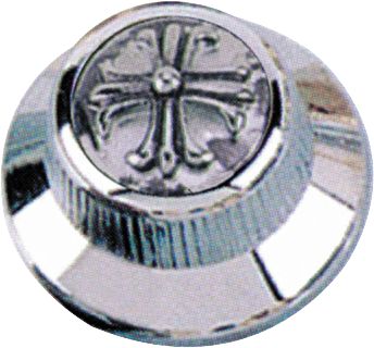 Q Parts&nbsp;UFO Knob&nbsp;Chrome&nbsp;Cross