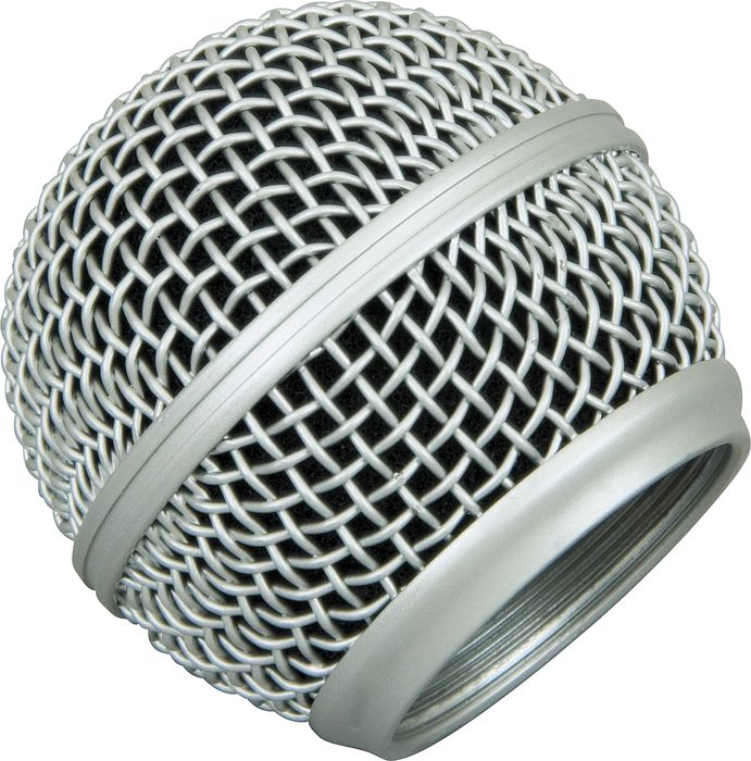 Musician's Gear&nbsp;Mesh Microphone Grille&nbsp;Silver&nbsp;Fits Sm-58
